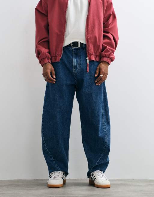 Tommy Jeans - Ashton - Jeans met barrelpijpen in mid-wash blauw, 2 van 7
