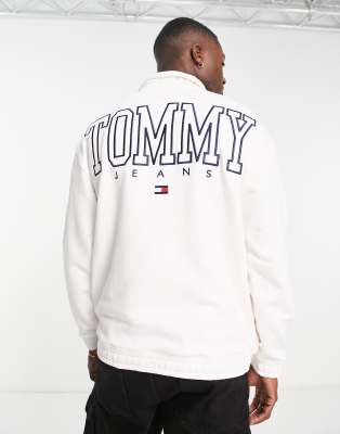 Tommy Jeans ASOS exclusive heritage capsule back logo half zip ...