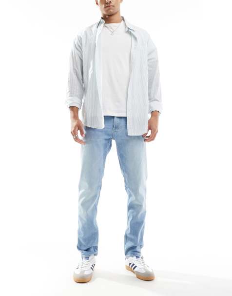 Tommy Jeans - Austin - Jean slim fuselé - Bleu clair délavé - view 1