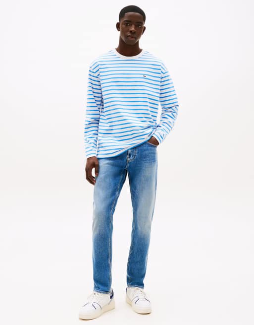 Tommy Jeans - Austin - Jean slim fuselé - Bleu décoloré
