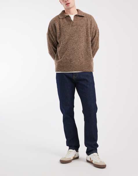 Tommy Jeans Austin slim leg tapered jeans in dark wash - view 1