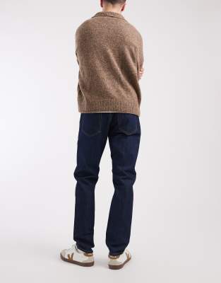 Tommy Jeans Austin Slim Leg Tapered Jeans In Brown