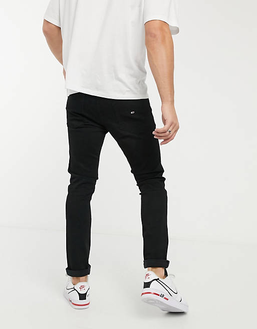 Tariff Crazy Condense Tommy Jeans austin slim taper jeans in black wash | ASOS