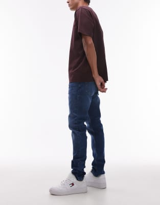 Tommy Jeans Austin Slim Tapered Jeans In Navy