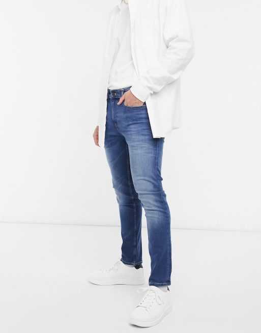 Tommy Jeans - Austin - Smalle tapered jeans i mellemvask, 4 af 4