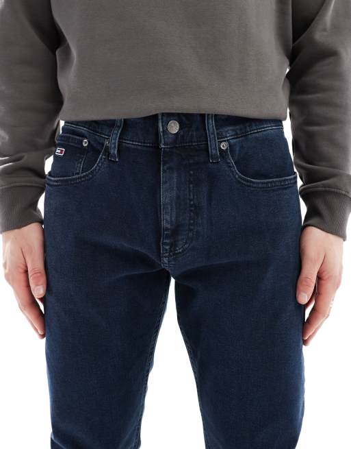 Tommy Jeans - Austin - Smalle, tapered jeans i mørk vask, 4 af 5