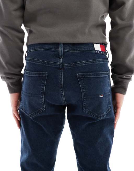 Tommy Jeans - Austin - Smalle, tapered jeans i mørk vask, 5 af 5