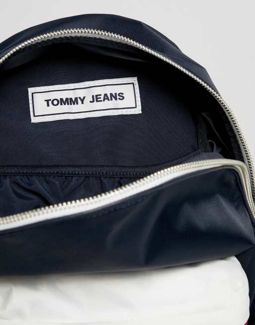 Tommy Jeans Backpack With Logo Tape Straps ASOS