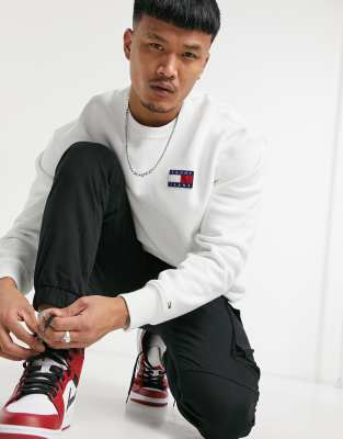 tommy jeans badge logo hoodie