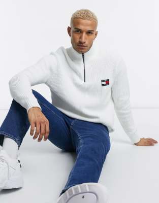 tommy badge sweater