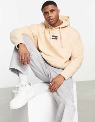 Logo Hoodie, Beige