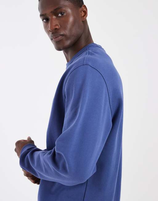 Tommy Jeans badge logo sweatshirt in blue, 2 of 5