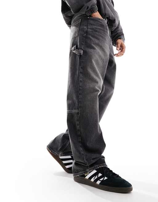 Tommy Jeans baggy denim in black
