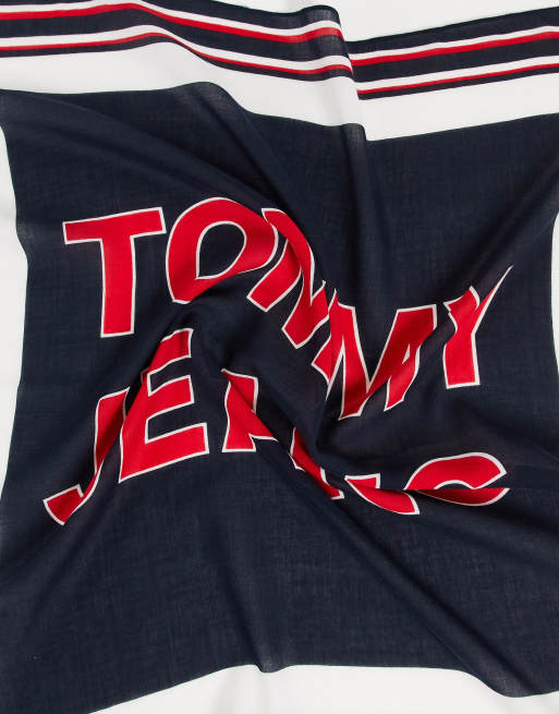 Tommy Jeans - Bandana-sjaal met logo in zwart, 2 van 4