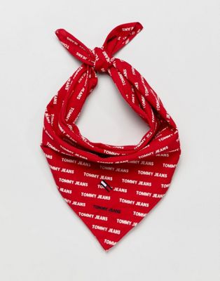 Tommy Jeans Bandana With All Over Logo 