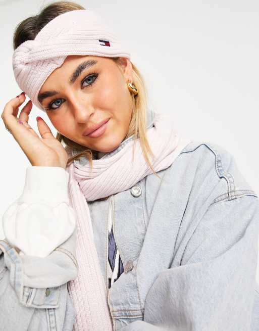 Tommy Jeans - Bandeau en maille - Rose