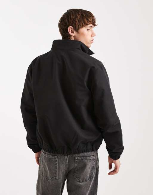Tommy Jeans – Basic-Jacke in Schwarz mit Brustlogo, 3 von 5