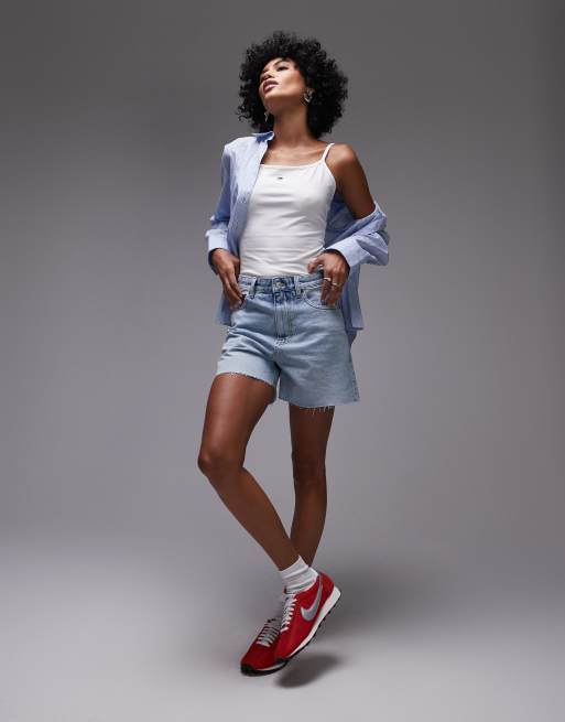 Tommy Jeans – Basic-Oberteil in Weiß mit Riemchenträgern, 4 von 4