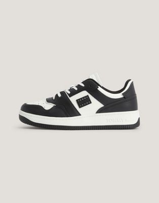 Tommy Jeans  basket trainer in Black and White - ASOS Price Checker
