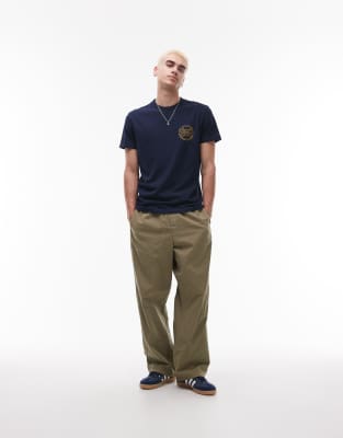 Tommy Jeans Basketball Chest Logo T-shirt In Blue
