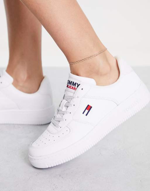 tommy jeans reflective basket sneaker low
