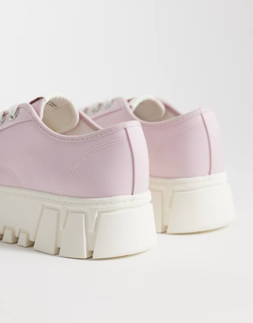 Tommy Jeans - Baskets à semelle plateforme - Rose, 3 de 5