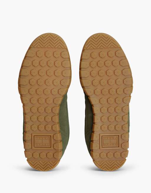 Tommy Jeans baskets basses en daim vert foncé, 5 de 7