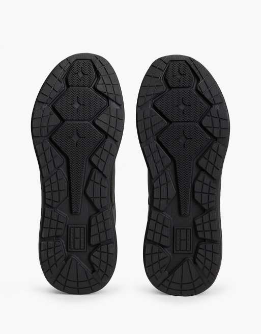 Tommy Jeans baskets chunky à textures mixtes en noir, 5 de 7
