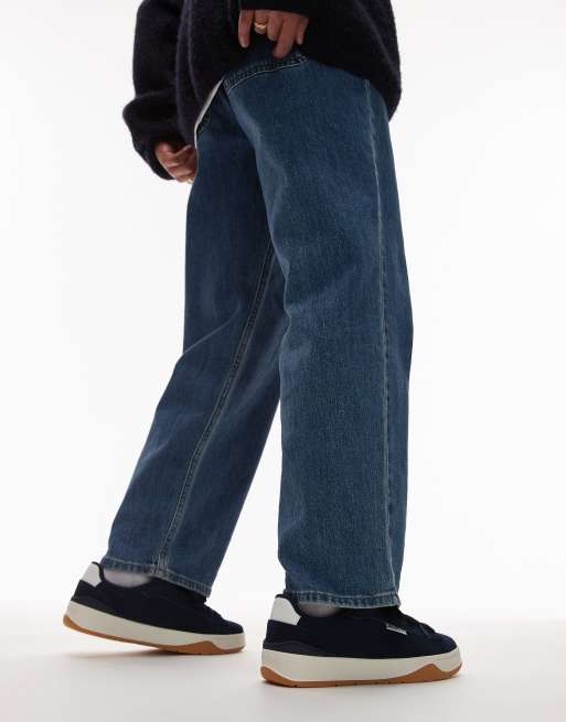 Tommy Jeans - Baskets style skate - Bleu marine , 3 de 5