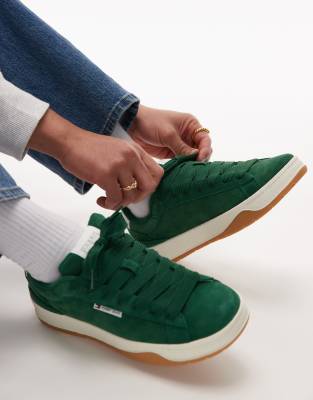 Tommy Jeans - Baskets style skate - Vert - view 1