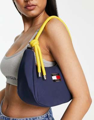 Tommy Jeans beack summer shoulder bag in navy