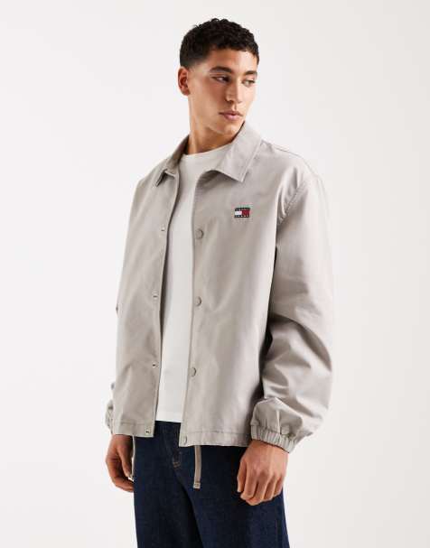 Tommy Jeans - Beige sports-overskjorte - view 1
