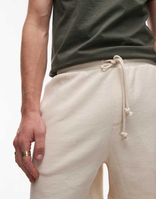 Tommy Jeans – Beige, våfflade strandshorts, 2 av 5