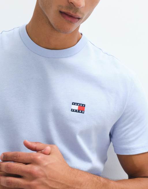 Tommy Jeans – Błękitny T-shirt z naszywką z logo, 2 z 5