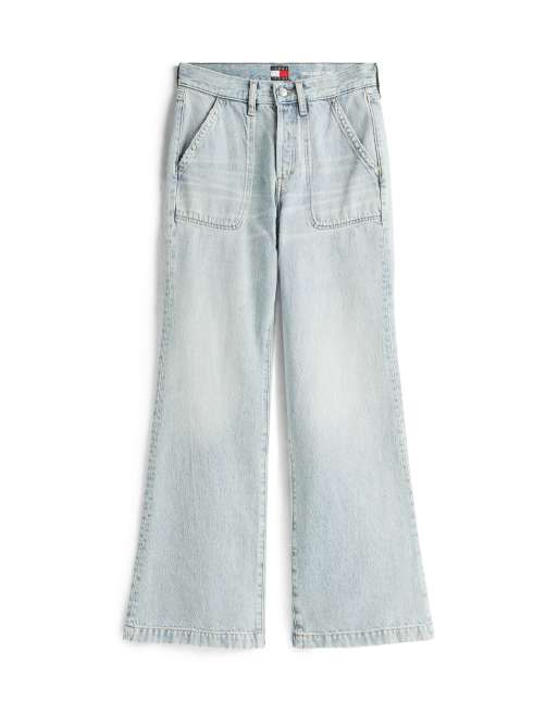 Tommy Jeans - Bella - Jeans a zampa e a vita medio alta lavaggio chiaro, 3 di 4