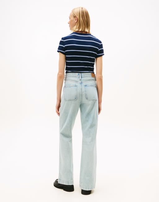 Tommy Jeans - Bella - Jeans a zampa e a vita medio alta lavaggio chiaro, 4 di 4