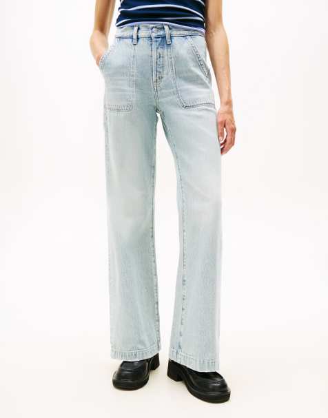 Tommy Jeans – Bella – Schlagjeans in heller Waschung mit hohem Bund - view 1