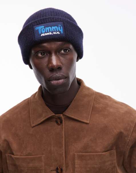 Tommy Jeans - Berretto blu navy con logo sportivo - view 1