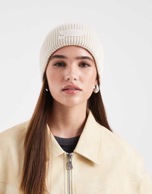 Tommy Jeans - Berretto écru con logo ricamato, 2 di 3