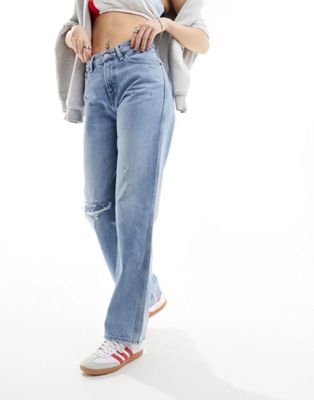 Tommy Jeans Betsy jeans in light wash - ASOS Price Checker