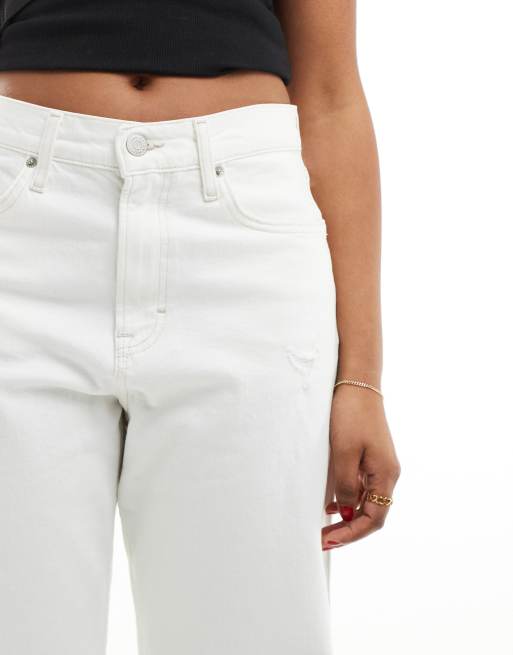  JEANS ホワイト(BETSY MID RISE) W26:L30 Tommy Jeans Betsy mid rise jeans in white wash | ASOS