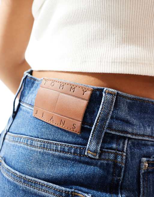 Tommy Jeans Betsy mid rise straight leg jeans in dark wash