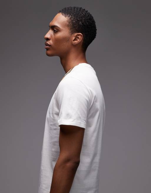Tommy Jeans – Biały T-shirt z logo z flagą w stylu lat 90., 4 z 5