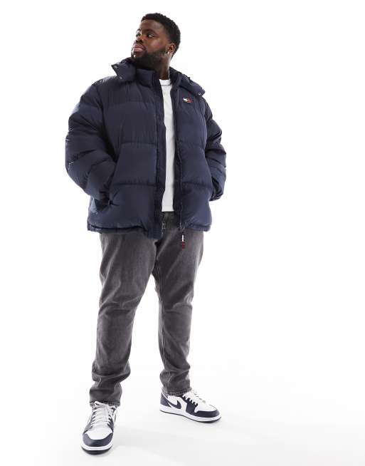 Tommy Jeans Big & Tall – Alaska – Granatowa kurtka ocieplana, 3 z 4