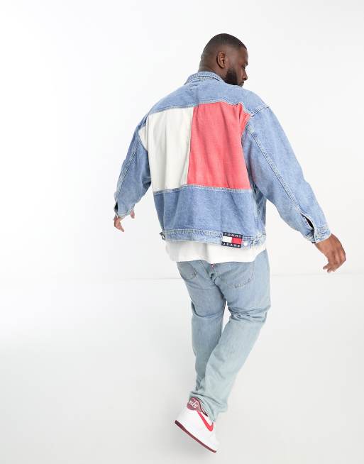 Tommy hilfiger big outlet flag denim jacket