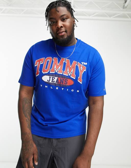 Tommy jeans big logo t sales shirt