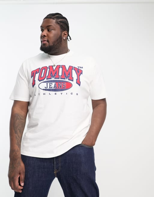 Tommy Big & Tall essential t-shirt in white | ASOS