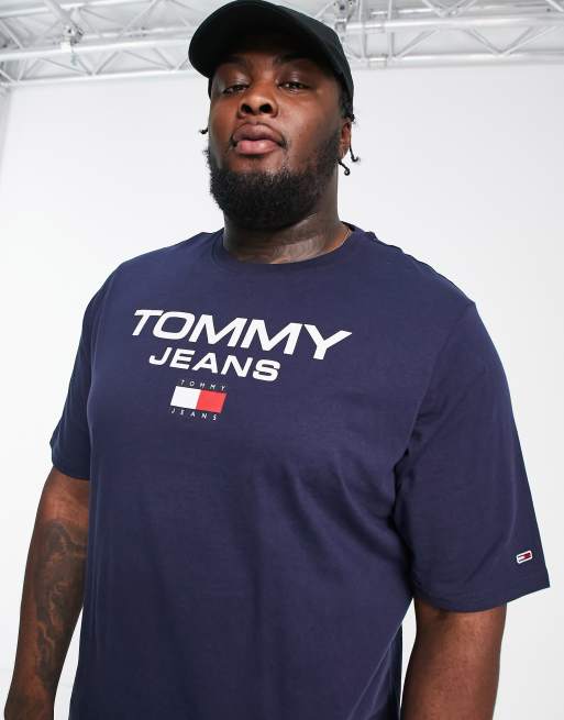 Tommy jeans big online logo t shirt