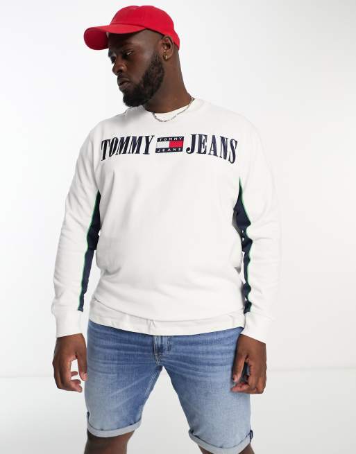 Tommy jeans shop white sweatshirt