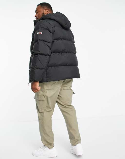 Tommy jeans oversized on sale hooded puffer coat